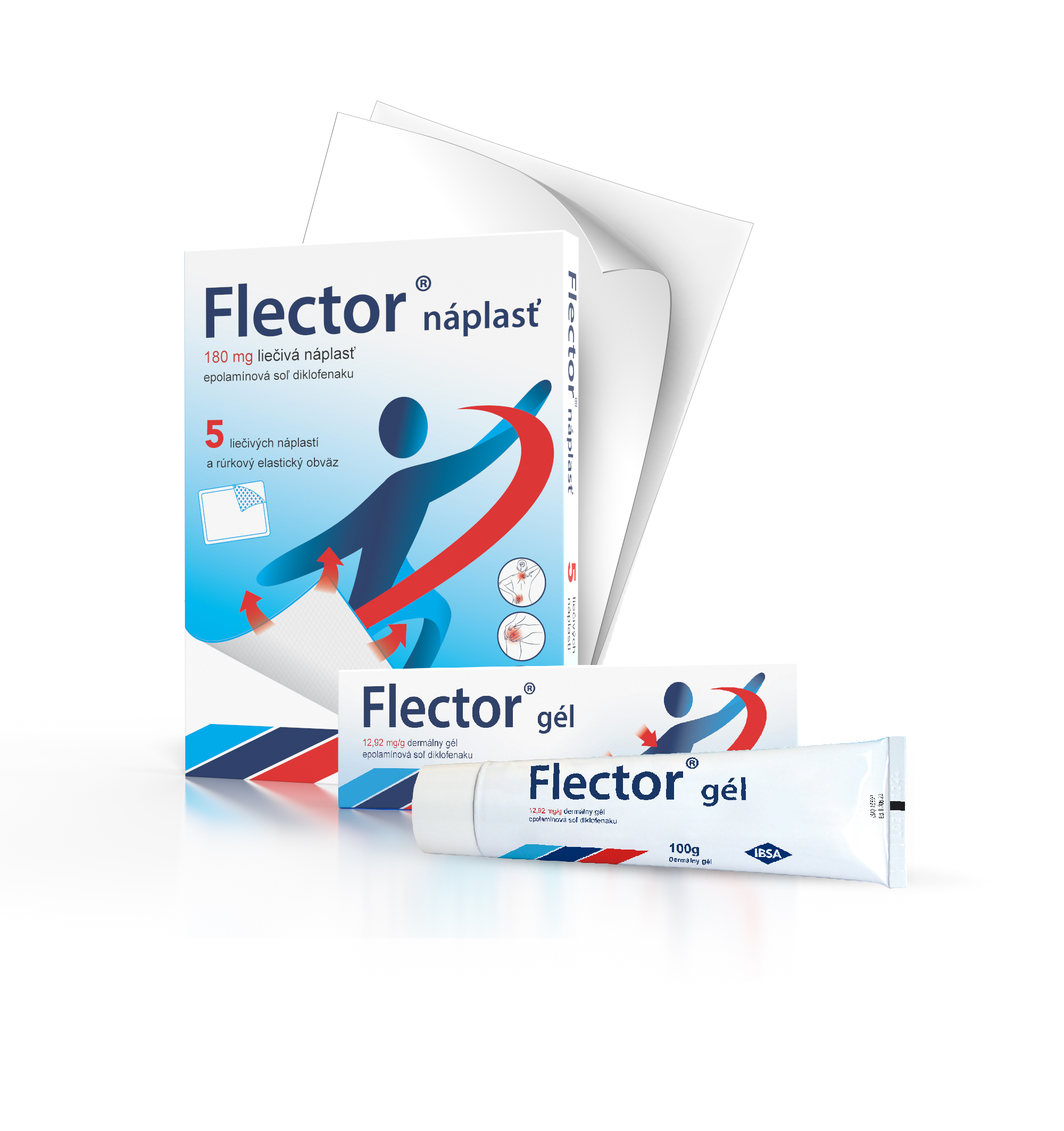 AS Flector__3D krabica__LAVA + naplast 5 + gel 100g